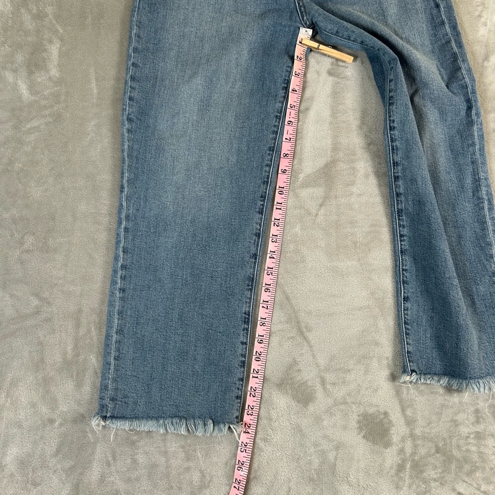 Hudson noa cropped wide leg raw hem denim - Picture 13 of 14